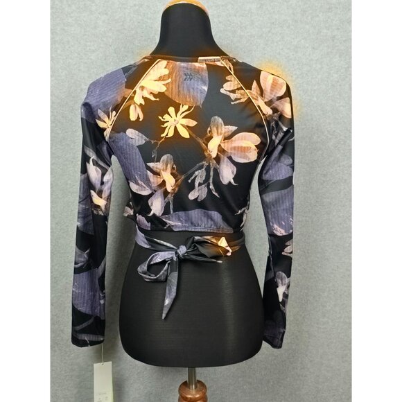 New All in Motion Floral High Coverage Swim Top Size L - Picture 4 of 4